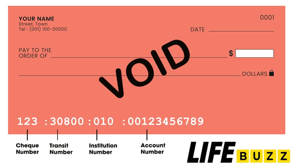 Simplii Void Cheque Info