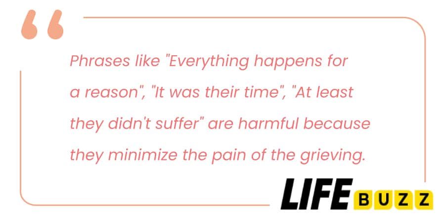 Avoid platitudes when writing condolences