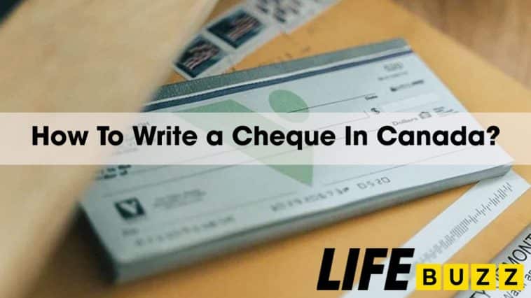 How to write a cheque